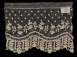 Needlepoint Lace Edging by Unknown Artist