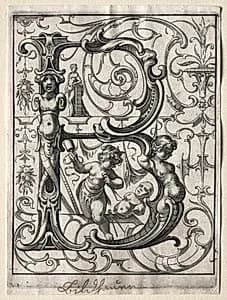 New ABC Booklet:  B by Lucas Kilian (German, 1579–1637)