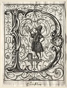 New ABC Booklet:  D by Lucas Kilian (German, 1579–1637)