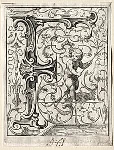 New ABC Booklet:  F by Lucas Kilian (German, 1579–1637)