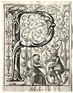 New ABC Booklet:  P by Lucas Kilian (German, 1579–1637)