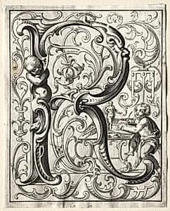 New ABC Booklet:  R by Lucas Kilian (German, 1579–1637)