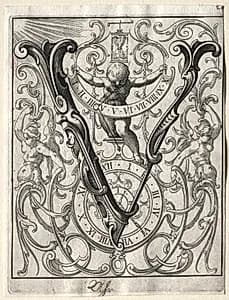 New ABC Booklet:  V by Lucas Kilian (German, 1579–1637)
