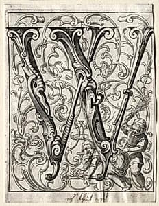 New ABC Booklet:  W by Lucas Kilian (German, 1579–1637)