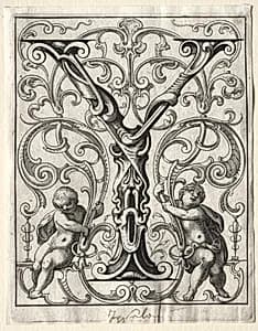 New ABC Booklet:  Y by Lucas Kilian (German, 1579–1637)