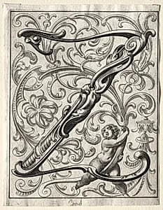 New ABC Booklet:  Z by Lucas Kilian (German, 1579–1637)