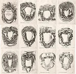 New Model for a Cartouche by Stefano Della Bella (Italian, 1610–1664)