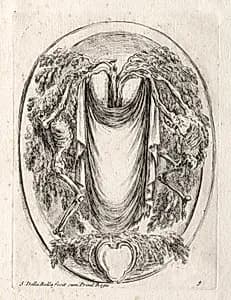 New Model for a Cartouche by Stefano Della Bella (Italian, 1610–1664)