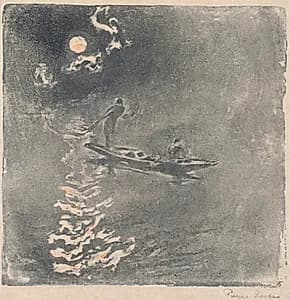 Night Fishing by Pierre Roche (French, 1855–1922)