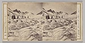 No. 1198 Glacier d'Oberaar by Adolphe Braun (French, 1812–1877)