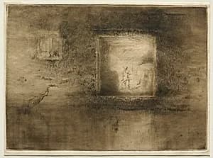 Nocturne:  Furnace by James McNeill Whistler (American, 1834–1903)
