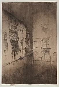 Nocturne:  Palaces by James McNeill Whistler (American, 1834–1903)