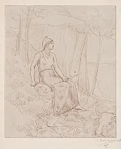 Normandy by Pierre Puvis de Chavannes (French, 1824–1898)