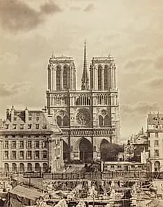 Notre Dame de Paris by Charles Soulier (French, 1840–1875)