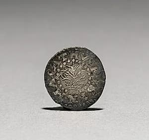 Oak Tree Two Pence (obverse) by John Hull (American, 1624–1683)