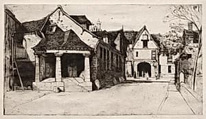 Old Museum, Beauvais by David Young Cameron (British, 1865–1945)