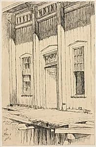 Old Passenger Depot, Cleveland by Otto H. Bacher (American, 1856–1909)