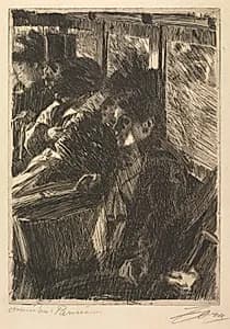 Omnibus by Anders Zorn (Swedish, 1860–1920)
