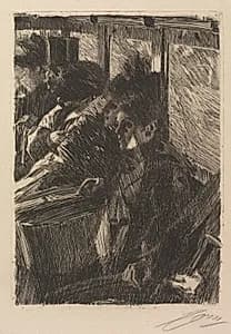 Omnibus by Anders Zorn (Swedish, 1860–1920)