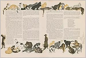 On Cats by Jacques Dalbray by Théophile Alexandre Steinlen (Swiss, 1859–1923)
