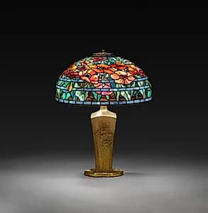 Oriental Poppy Table Lamp by Tiffany Studios (America, New York, 1902–1932)