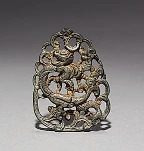 Ornament with Dragon Design by Unknown Artist