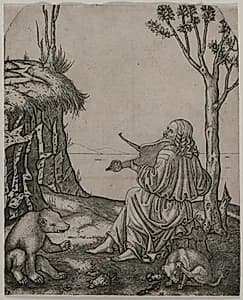 Orpheus Charming the Animals by Marcantonio Raimondi (Italian, 1470/82–1527/34)