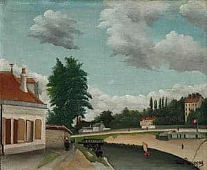 Outskirts of Paris by Henri Rousseau (French, 1844–1910)