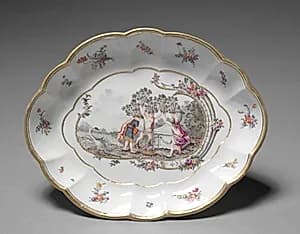 Oval Dish by Nymphenburg Porcelain Factory (German, founded 1747)