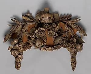 Overdoor Decoration by Grinling Gibbons (British, 1648–1721)