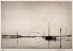 Oyster Grounds by Arthur John Trevor Briscoe (British, 1873–1943)