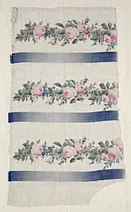 Painted Organdy Strip by Unknown Artist