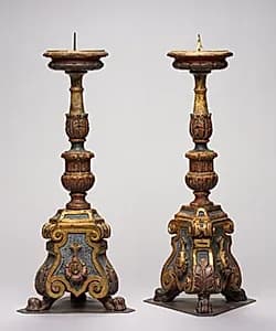 Pair of Candlesticks by Unknown Artist