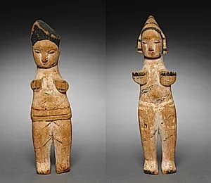Pair of Dolls by Unknown Artist
