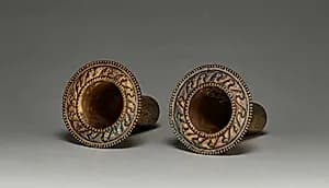 Pair of Ear Flares by Unknown Artist