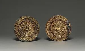 Pair of Ear Ornaments by Unknown Artist