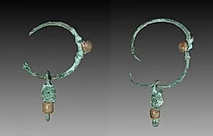Pair of Earrings by Unknown Artist
