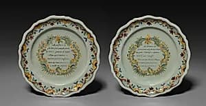 Pair of Plates by Unknown Artist