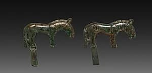 Pair of Wild Horses by Unknown Artist