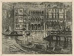 Palazzo ca d'Oro by Frank Duveneck (American, 1848–1919)