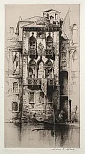Palazzo Contanni, Venice by Andrew F. Affleck (British, 1874–1935)