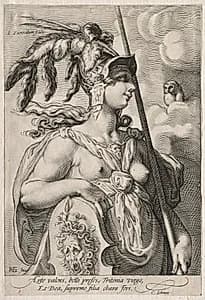 Pallas Athena by Jan Saenredam (Dutch, 1565–1607)