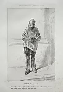 Papier à Lettres by Paul Gavarni (French, 1804–1866)