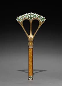 Parasol Handle by Jacob Tostrup (Norwegian, 1806–1890)