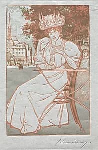 Paris Almanac, 1897:  Summer by Auguste Louis Lepère (French, 1849–1918)