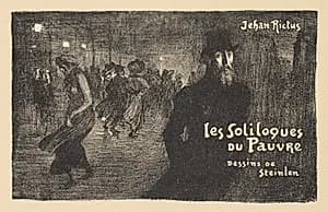 Paris by Night (Paris La Nuit) by Théophile Alexandre Steinlen (Swiss, 1859–1923)