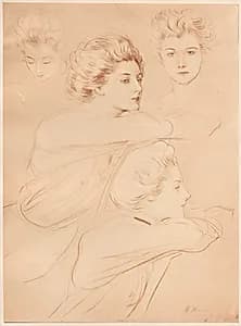 Parisienne by Paul César Helleu (French, 1859–1927)