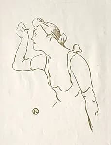 Paula Brébion by Henri de Toulouse-Lautrec (French, 1864–1901)