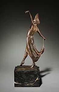 Pavlova Dancing the Gavotte by Malvina Hoffman (American, 1887–1966)