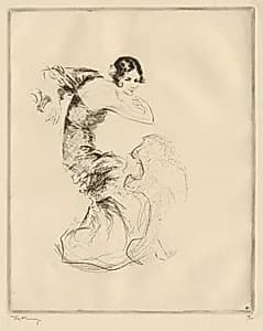 Pavlowa in "Carmen" by Troy Kinney (American, 1871–1938)